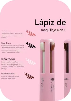 Lápiz de maquillaje 4 en 1