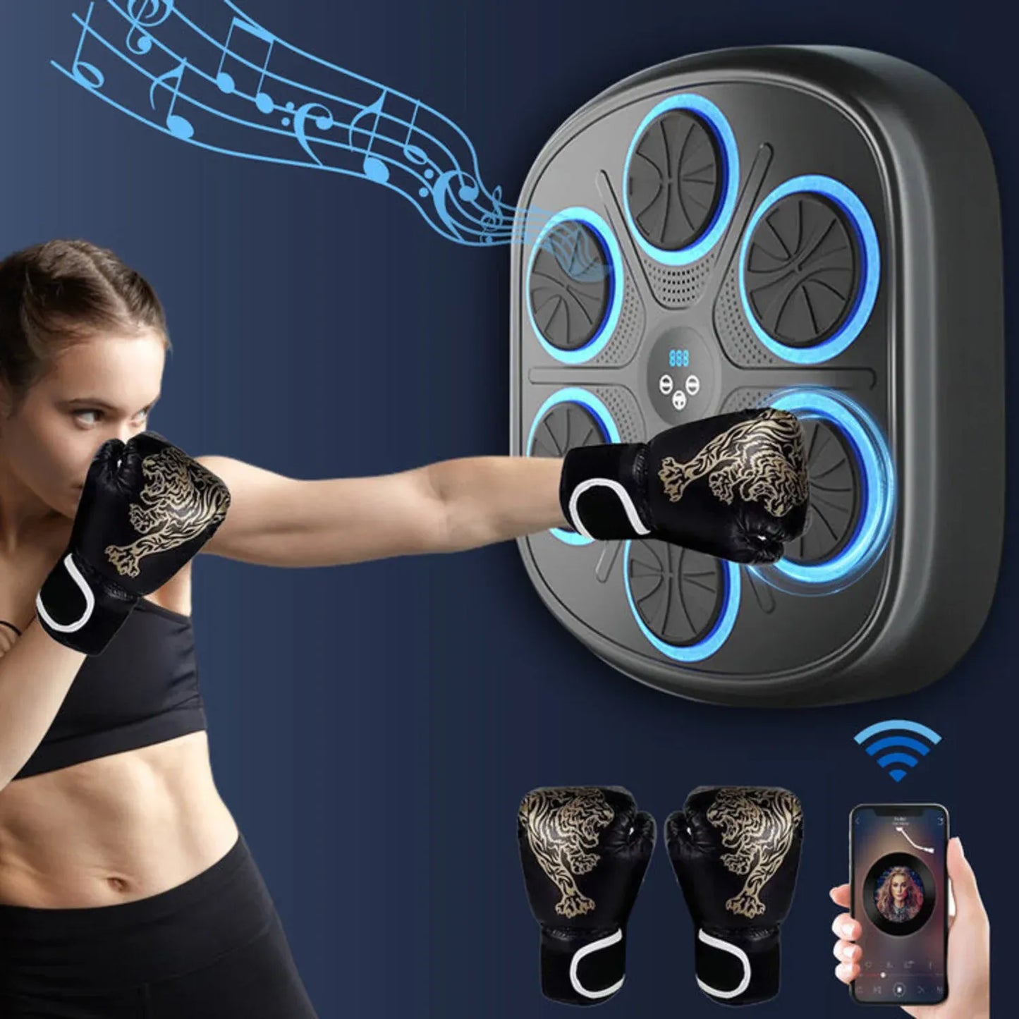 Máquina de boxeo musical