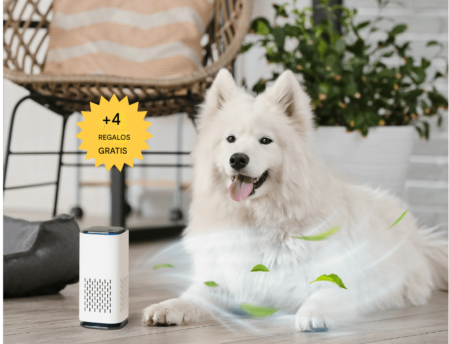 Purificador de Aire para Mascotas MAX™ : Elimina el olor a orina