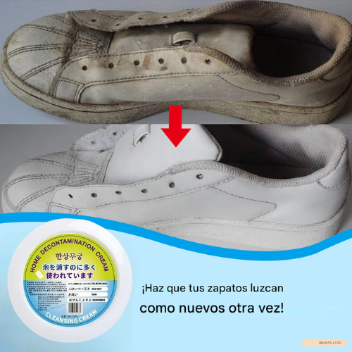 Promo 2X1 - Crema Mágica FreshShoe™ Limpiadora de Zapatos: Quita Manchas