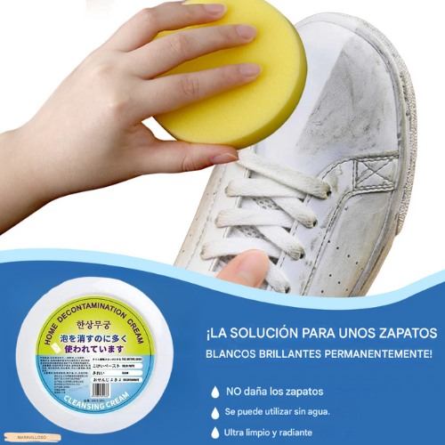 Promo 2X1 - Crema Mágica FreshShoe™ Limpiadora de Zapatos: Quita Manchas
