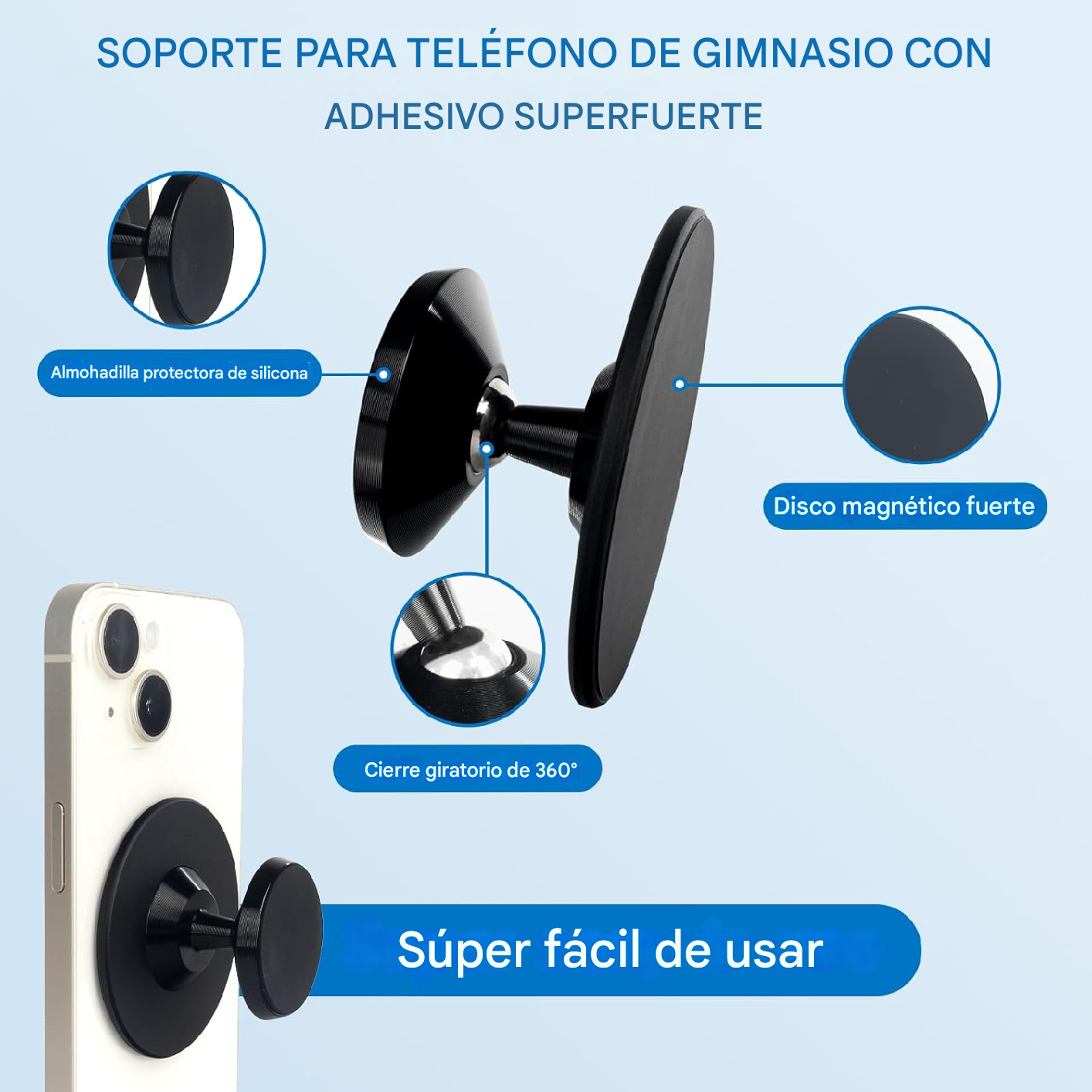 Magneto™ Soporte Magnético Ultraresistente para Celular