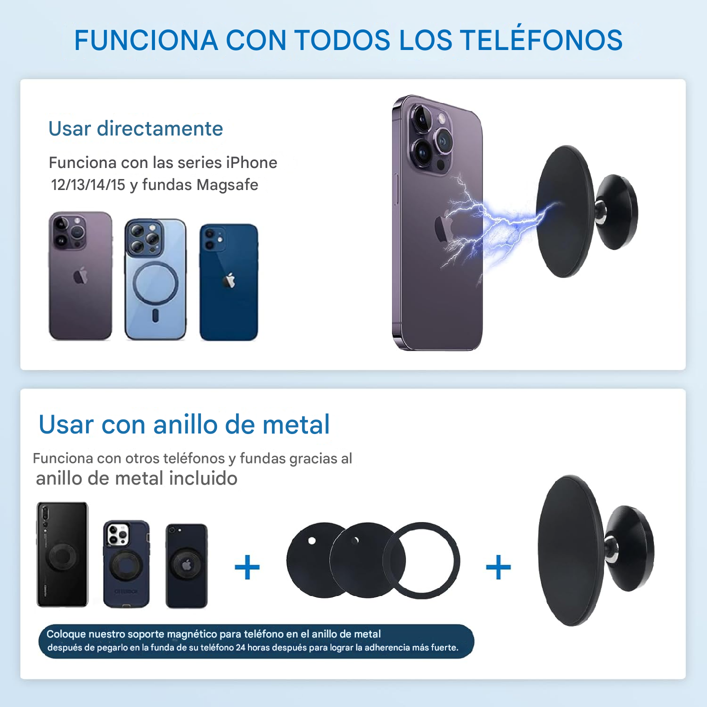 Magneto™ Soporte Magnético Ultraresistente para Celular