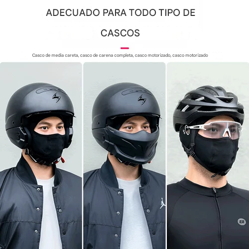 Pasamontañas FresCool®: Protección Facial de Seda de Hielo