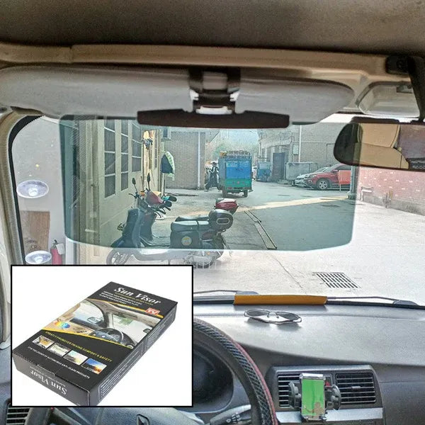 Parasol para coche con protección antideslumbrante polarizada