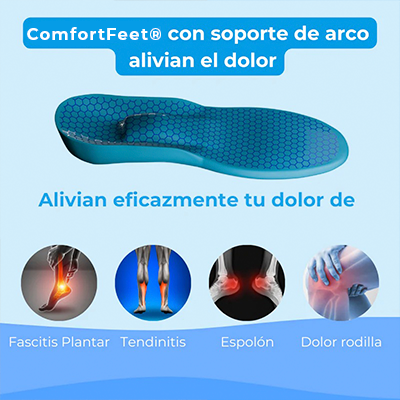 Plantillas Ortopédicas ConfortFeet® - Disfruta de días sin dolor, sin tratamientos caros ni visitas al médico