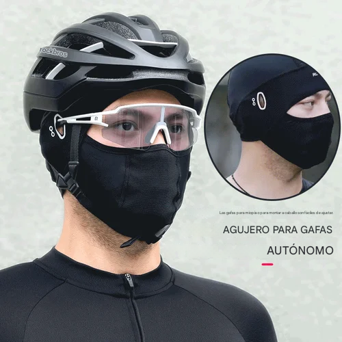 Pasamontañas FresCool®: Protección Facial de Seda de Hielo