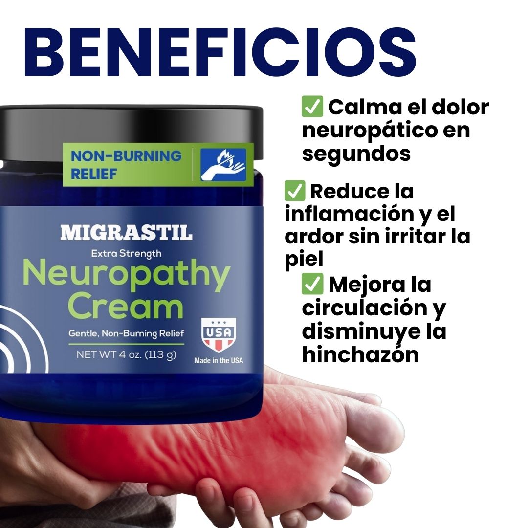 CREMA MIGRASTIL® - Alivia el Hormigueo y la Neuropatía al instante (Oferta 2X1)