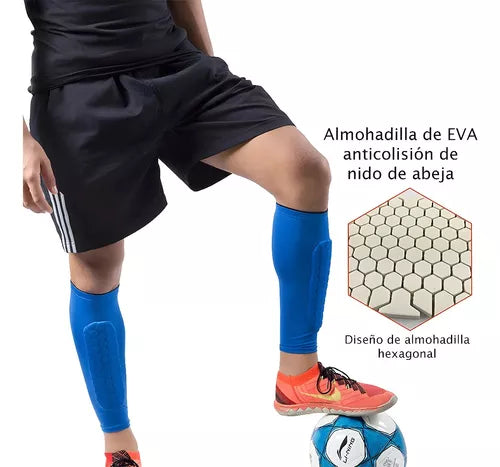 Medias Espinilleras de Alta Proteccion para Futbol