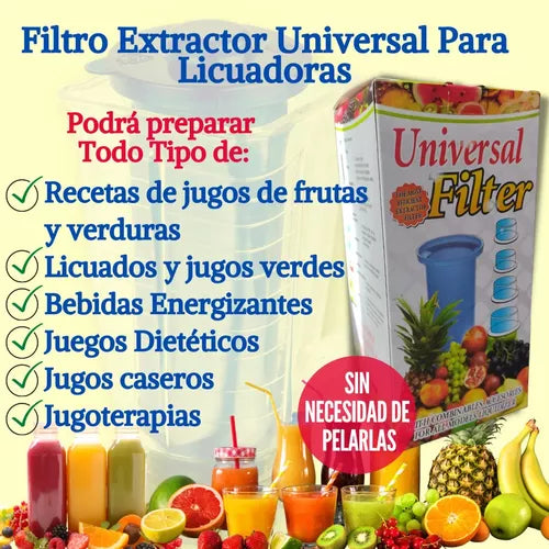 Filtro Mágico Standar Para Licuadora - Gratis Libro De Jugos