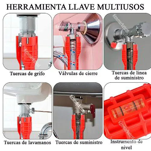 Llave 8 En 1 Multifuncion Para Griferia