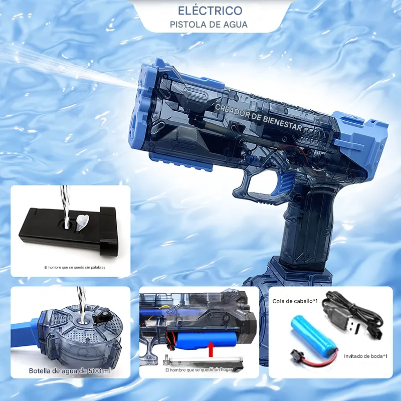 Pistola de Agua Electrica Recargable
