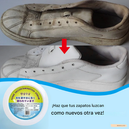 Promo 2X1 - Crema Mágica FreshShoe™ Limpiadora de Zapatos: Quita Manchas