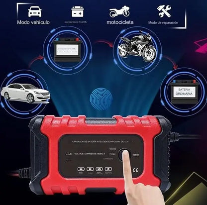 Cargador Industrial Para Baterías de Carro Y Moto