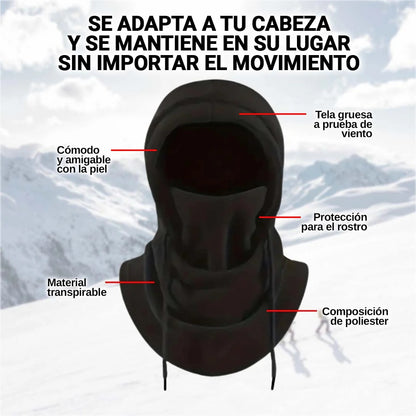 Pasamontañas completo tipo capucha Nordyx®