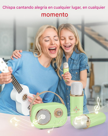 Juego de karaoke portátil para niños