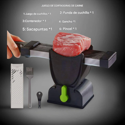 Rebanador de Carne Master®: Cortes rápidos y precisos