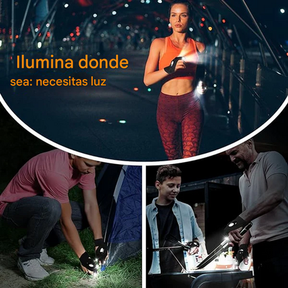 Guantes Impermeables con Linterna LED
