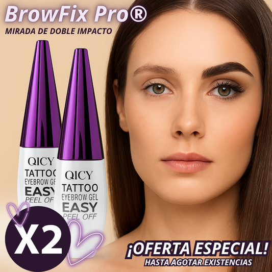 ¡SUPER OFERTA BrowFix Pro®!: Cejas definidas, Doble impacto. (x2 Frascos)