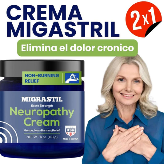 CREMA MIGRASTIL® - Alivia el Hormigueo y la Neuropatía al instante (Oferta 2X1)
