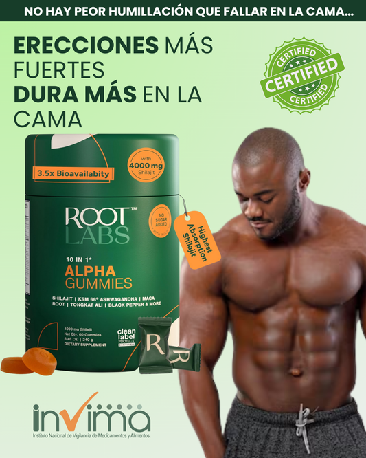 AlphaX™ gomitas - recupera tu potencia 🍆 y energía  (60 gomas)