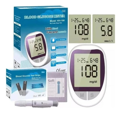 Glucometro Digital para Control Metabólico.