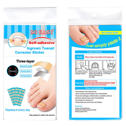 50 Parches Correctores de Uñas Encarnadas